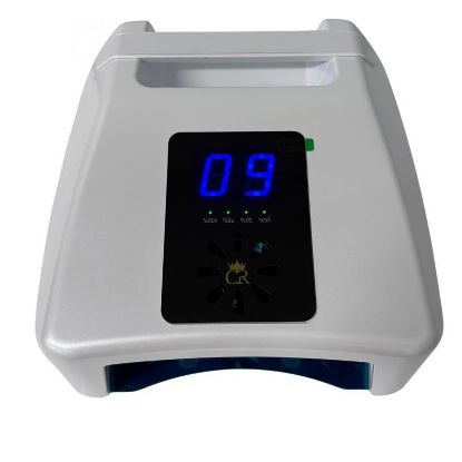 Picture of CROWN RECHARGEABLE UV/LED LAMP WITH BUILT IN FAN - WHITE