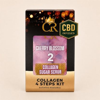 Picture of CROWN CBD COLLAGEN 4 STEPS CHERRY BLOSSOM SINGLE