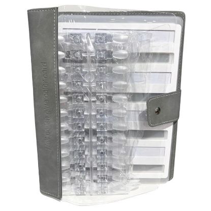 Picture of MAGNETIC NAIL POLISH GLUE COLOR CHART 144 PCS GRAY CR-164