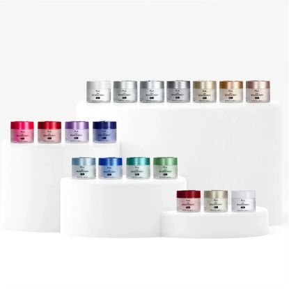 Picture of PLA FULL COLLECTION SHINE BABY SHINE GLITTER COLLECTION 18 COLORS - DIP & ACRYLIC POWDER