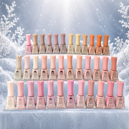 Picture of CROWN FULL COLLECTION HEMA & TPO FREE LACQUER SET 36 COLORS - NUDE