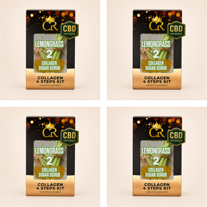 Picture of CROWN CBD COLLAGEN 4 STEPS LEMONGRASS CASE - 50 PCS