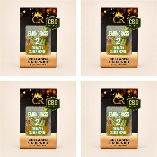 Picture of CROWN CBD COLLAGEN 4 STEPS LEMONGRASS CASE - 50 PCS