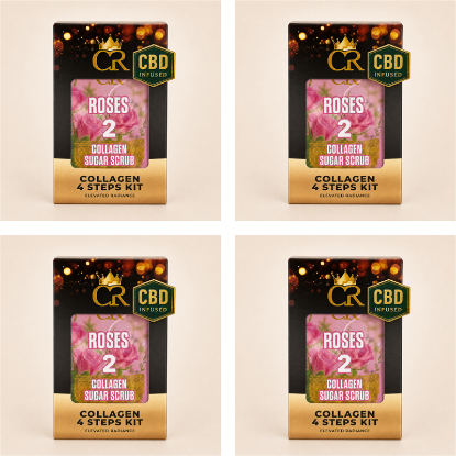Picture of CROWN CBD COLLAGEN 4 STEPS ROSES CASE - 50 PCS