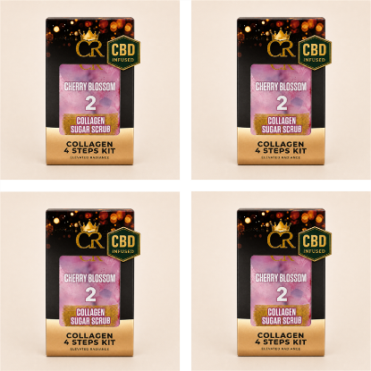 Picture of CROWN CBD COLLAGEN 4 STEPS CHERRY BLOSSOM CASE - 50 PCS