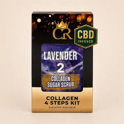 Picture of CROWN CBD COLLAGEN 4 STEPS LAVENDER SINGLE