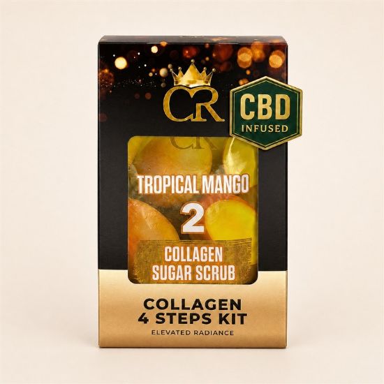 Picture of CROWN CBD COLLAGEN 4 STEPS TROPICAL MANGO SINGLE