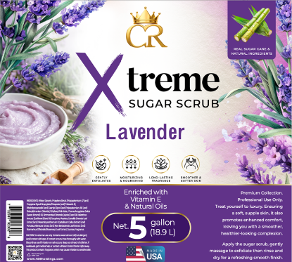 Picture of CROWN XTREME SUGAR SCRUB 5 GALLONS BUCKET LAVENDER