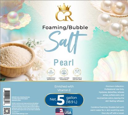 Picture of CROWN FOAMING BUBBLE SALT 5 GALLONS BUCKET PEARL