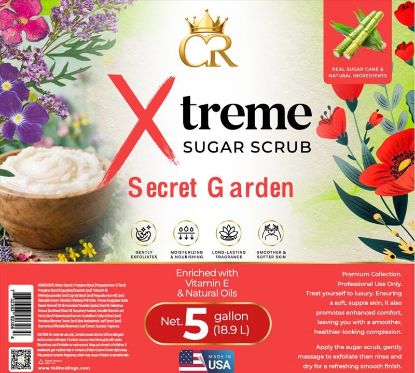 Picture of CROWN XTREME SUGAR SCRUB 5 GALLONS BUCKET SECRET GARDEN