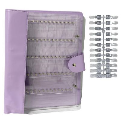 Picture of MAGNETIC NAIL POLISH GLUE COLOR CHART 120 PCS PURPLE JJAC-25010
