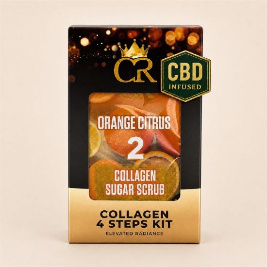 Picture of CROWN CBD COLLAGEN 4 STEPS ORANGE CITRUS SINGLE