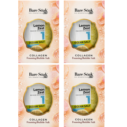 Picture of BARE SOAK COLLAGEN FOAMING 4 STEPS LEMON ZEST CASE - 50 PCS