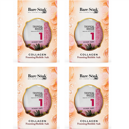 Picture of BARE SOAK COLLAGEN FOAMING 4 STEPS TROPICAL BREEZE CASE - 50 PCS