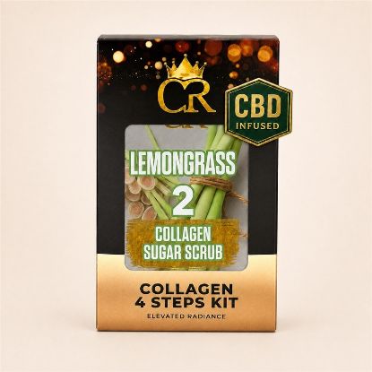 Picture of CROWN CBD COLLAGEN 4 STEPS LEMONGRASS SINGLE