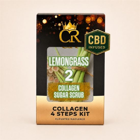 Picture of CROWN CBD COLLAGEN 4 STEPS LEMONGRASS SINGLE