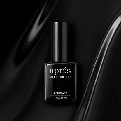 Picture of APRES GEL COULEUR RICH BLACK, 15ML (HEMA/TPO-FREE)