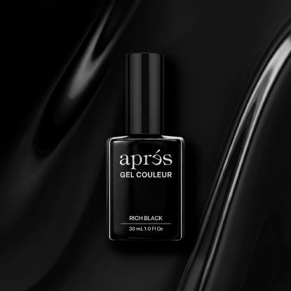 Picture of APRES GEL COULEUR RICH BLACK, 30ML (HEMA/TPO-FREE)