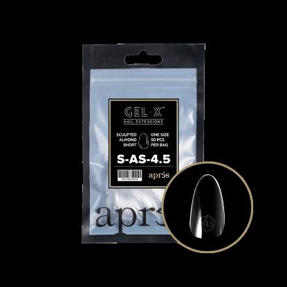 Picture of APRES GEL-X SCULPTED ALMOND SHORT REFILL-4.5 (50PCS)