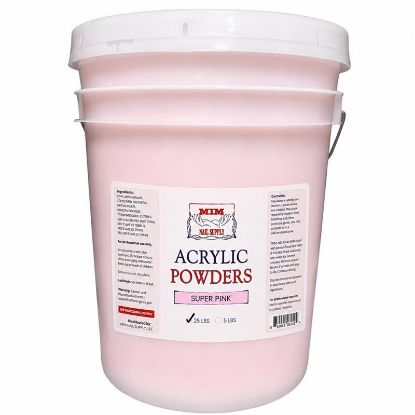 Picture of MIM SUPER PINK POWDER 25LBS ( EXTRA DRAMATIC PINK )
