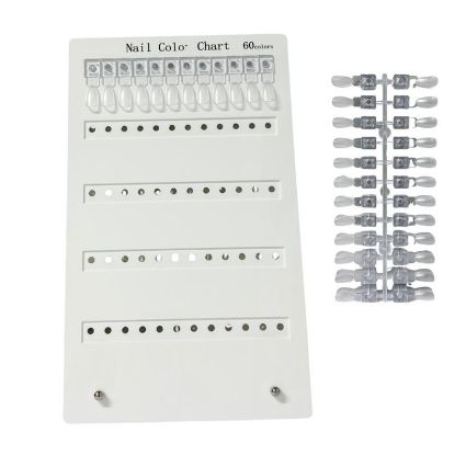Picture of MAGNETIC COLOR DISPLAY CHART 60 PCS WHITE JJAC-25009