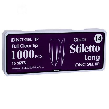 Picture of DND SOFT GEL TIPS - STILETTO LONG - 1000PCS #14