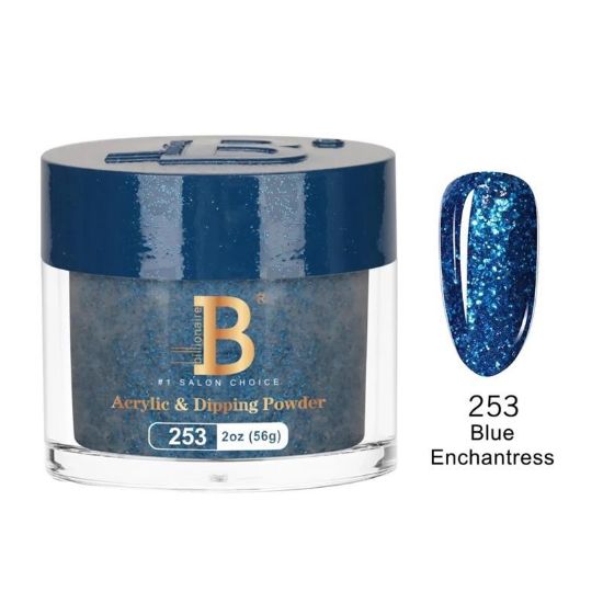 Picture of BILLIONAIRE IMPERIAL COLLECTION ACRYLIC & DIPPING POWDER IC-253 BLUE ENCHANTRESS