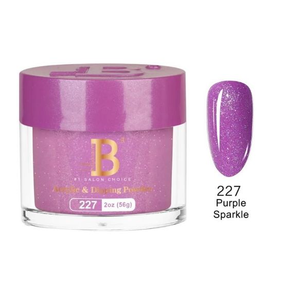 Picture of BILLIONAIRE IMPERIAL COLLECTION ACRYLIC & DIPPING POWDER IC-227 PURPLE SPARKLE