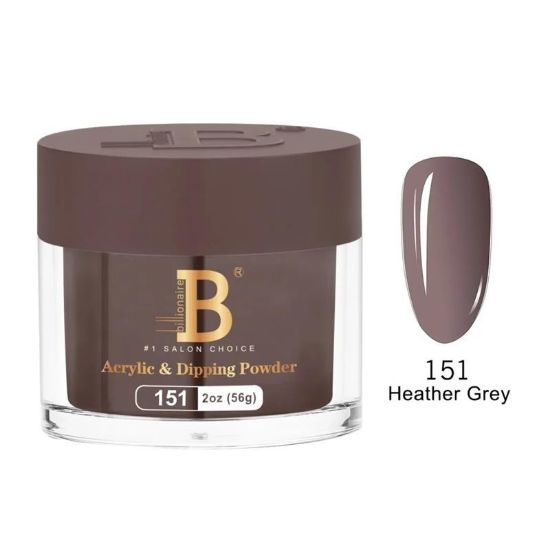 Picture of BILLIONAIRE IMPERIAL COLLECTION ACRYLIC & DIPPING POWDER IC-151 HEATHER GREY