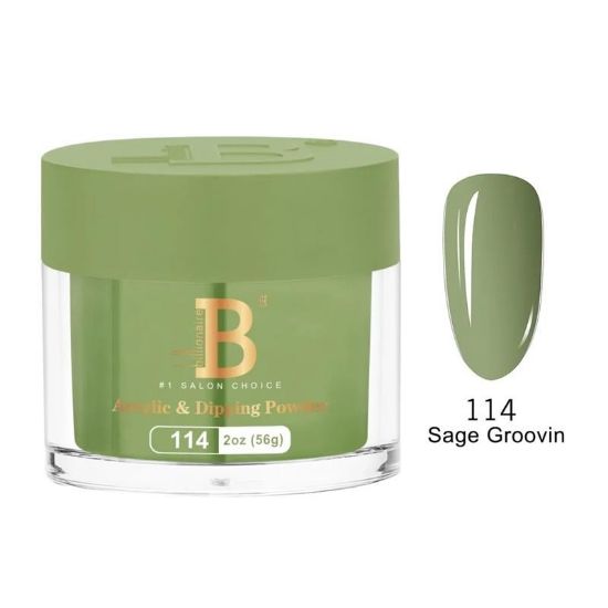Picture of BILLIONAIRE IMPERIAL COLLECTION ACRYLIC & DIPPING POWDER IC-114 SAGE GROOVIN