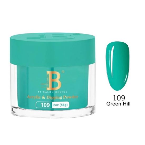 Picture of BILLIONAIRE IMPERIAL COLLECTION ACRYLIC & DIPPING POWDER IC-109 GREEN HILL