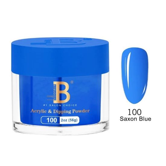 Picture of BILLIONAIRE IMPERIAL COLLECTION ACRYLIC & DIPPING POWDER IC-100 SAXON BLUE