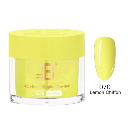 Picture of BILLIONAIRE IMPERIAL COLLECTION ACRYLIC & DIPPING POWDER IC-070 LEMON CHIFFON