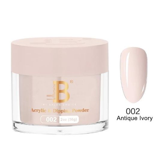 Picture of BILLIONAIRE IMPERIAL COLLECTION ACRYLIC & DIPPING POWDER IC-002 ANTIQUE IVORY
