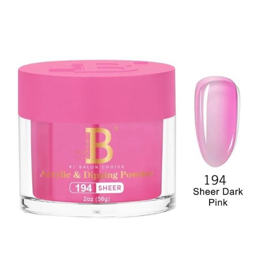 Picture of BILLIONAIRE IMPERIAL COLLECTION ACRYLIC & DIPPING POWDER IC-194 SHEER DARK PINK