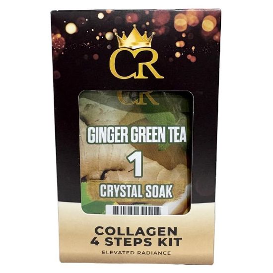Picture of NEW CROWN COLLAGEN 4 STEPS KIT GINGER GREEN TEA SINGLE US