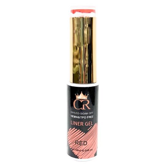 Picture of CROWN LINER GEL NAIL ART 22 RED