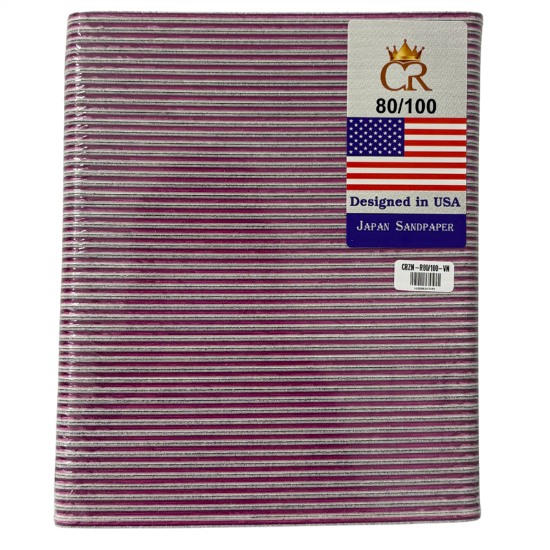 Picture of CROWN ZEBRA NAIL FILE - REGULAR 80/100 PACK 50PCS VN