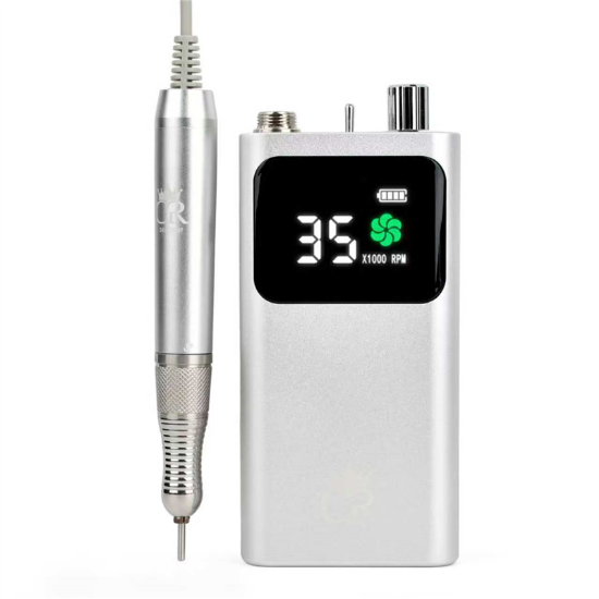 Picture of CROWN PORTABLE ELECTRIC NAIL DRILL - SILVER