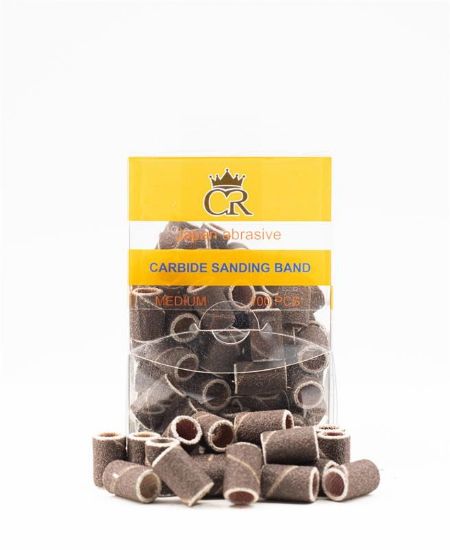 Picture of CROWN SANDING BAND 100PCS - BLACK MEDIUM VN