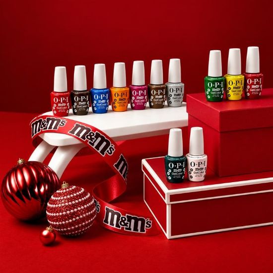 Picture of OPI SWEETEN YOUR MANI X M&M'S HOLIDAY 2026 COLLECTION