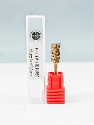 Picture of TODAY'S PRODUCTS PINK & WHITE TURBO 1/8 LARGE BARREL 5X-COARSE