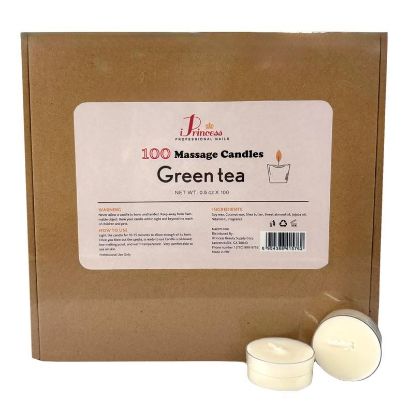 Picture of IPRINCESS 100 MASSAGE CANDLES GREEN TEA 100PCS