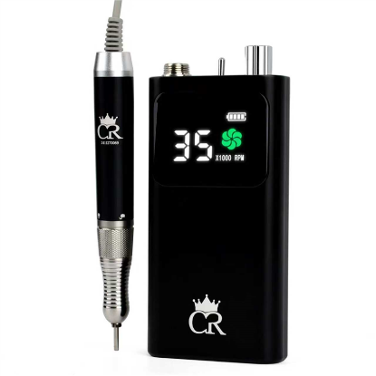 Picture of CROWN PORTABLE ELECTRIC NAIL DRILL - BLACK