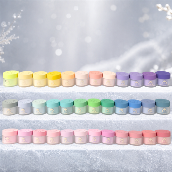 Picture of CROWN FULL COLLECTION HEMA & TPO FREE DIP & ACRYLIC POWDER SET 36 COLORS - SPRING