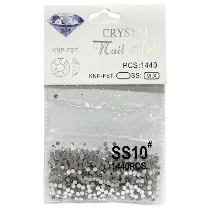 Picture of KING OF DIAMONDS SILVER RHINESTONES SIZE 10