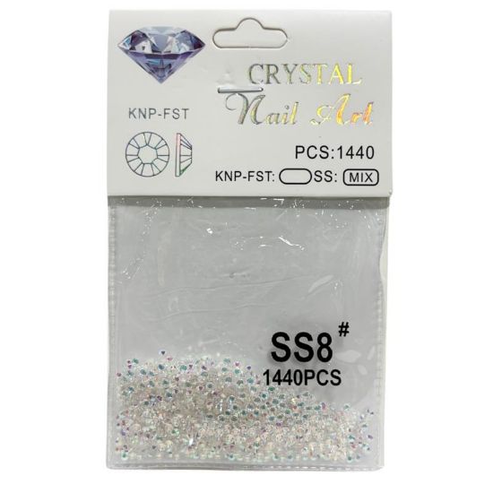 Picture of KING OF DIAMONDS CLEAR IRIDESCENT RHINESTONES SIZE 8
