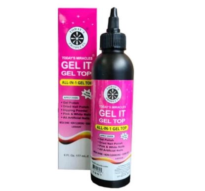 Picture of TODAY PRODUCTS GEL IT ALL-IN-1 GEL TOP NON YELLOW NO CLEANSE REFILL 6 FL OZ