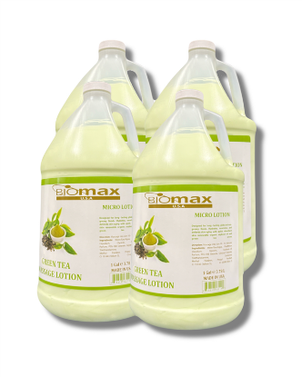 Picture of BIOMAX GREEN TEA MASSAGE LOTION CASE OF 4 - 1 GALLONS
