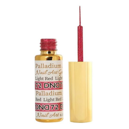 Picture of (DELETED) DND GEL NAIL ART PALLADIUM LINER #72 LIGHT RED